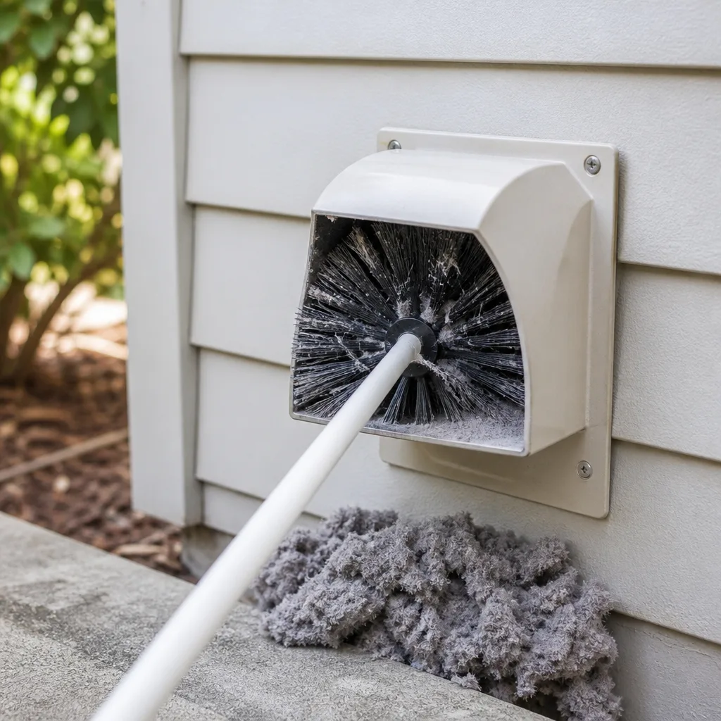 Dryer vent cleaning